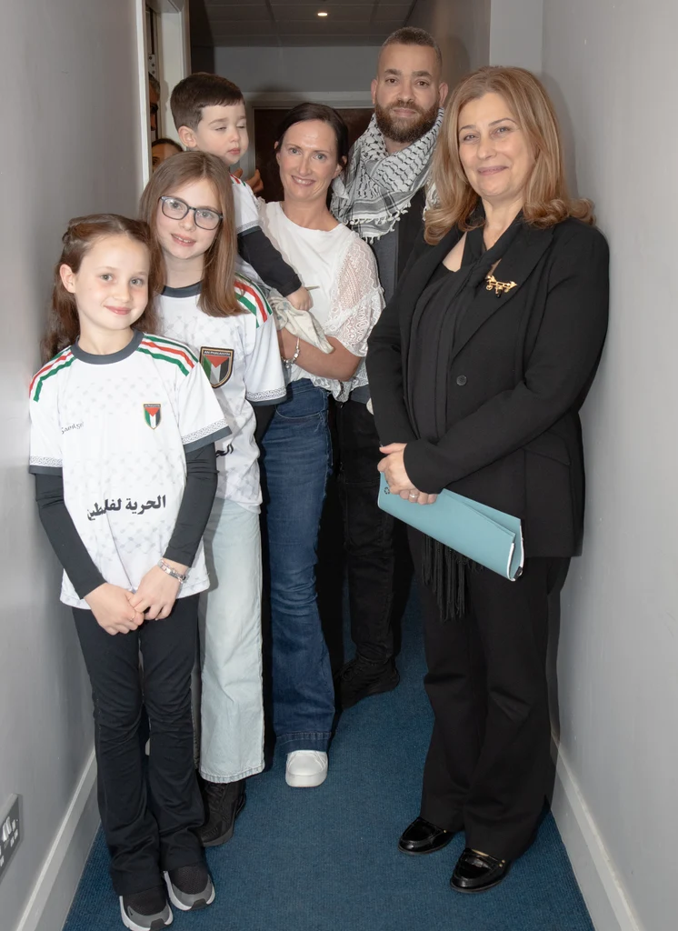 Dorn San Aer seolta ag Ambasadóir na Palaistíne go hÉirinn