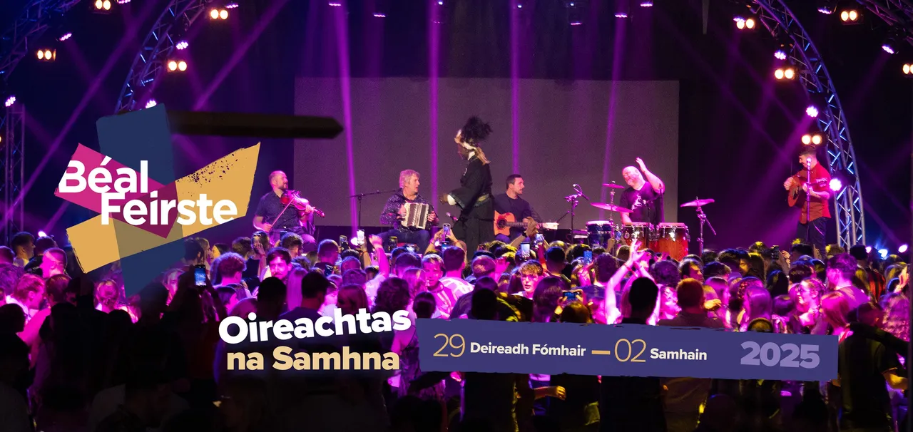 Oireachtas na Samhna 2025, teanga, ceol agus bród i mBéal Feirste