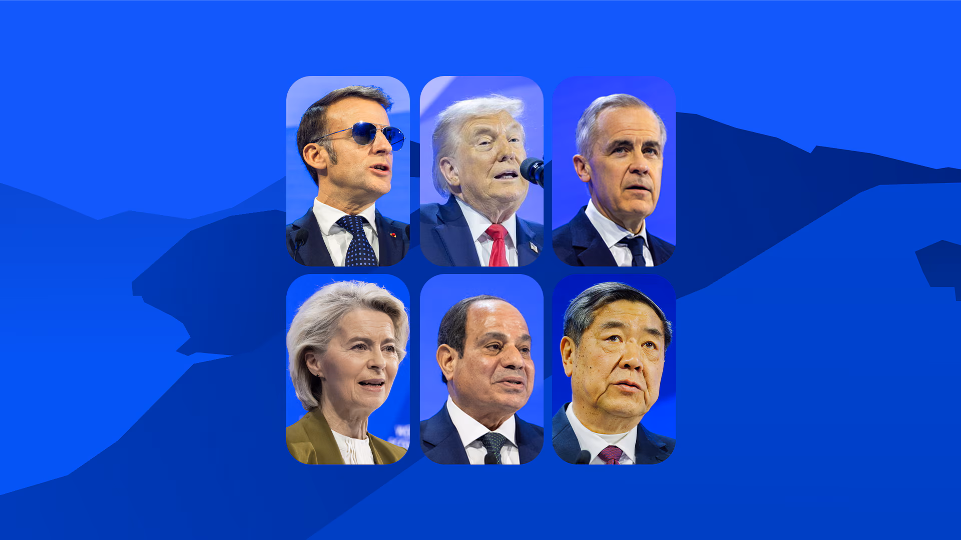 Cruinniú na mórmháistrí in Davos na hEilvéise