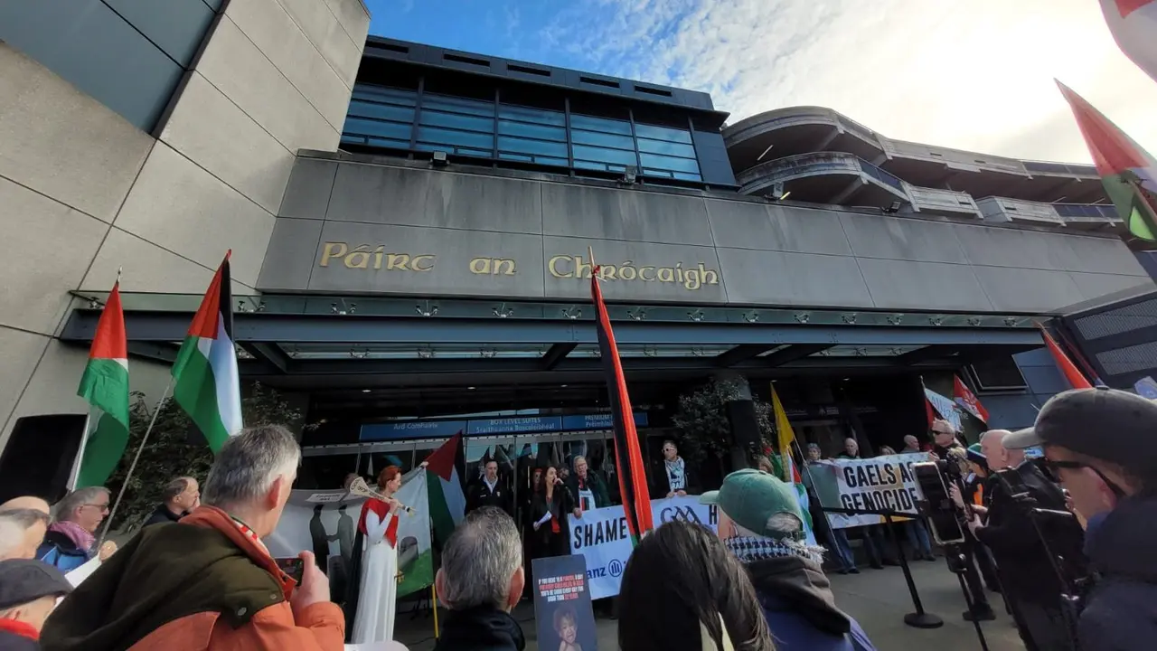 Athbhreithniú le deanamh ar shlándáil Pháirc an Chrócaigh i ndiaidh agóide a chuir isteach ar chomhdháil CLG