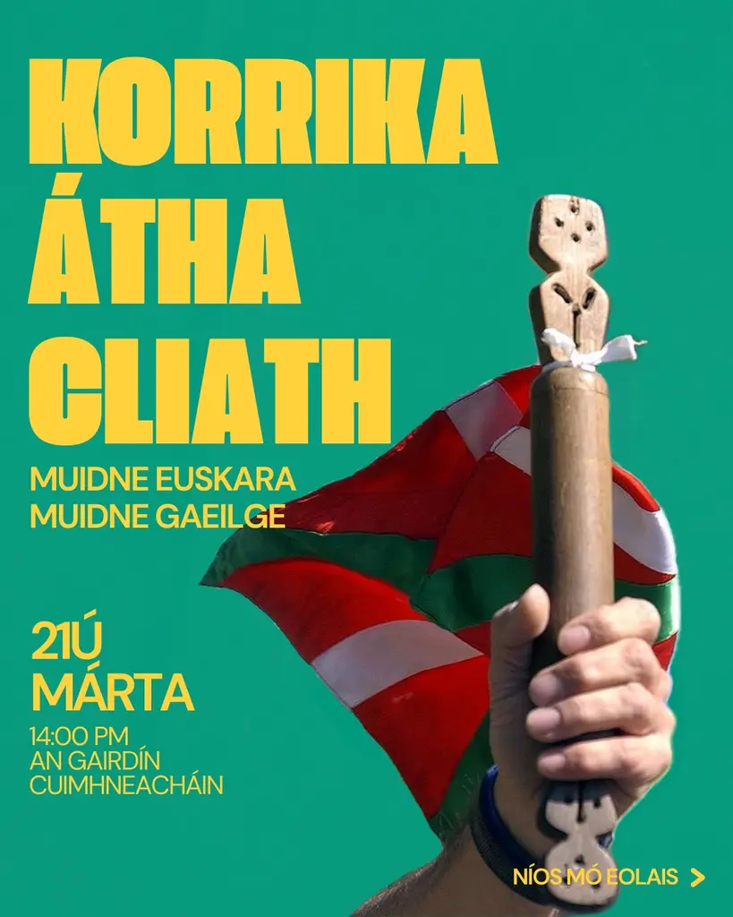 Léamhthuiscint: Korrika, rás Bascaise, an 21 Márta, Baile Átha Cliath!