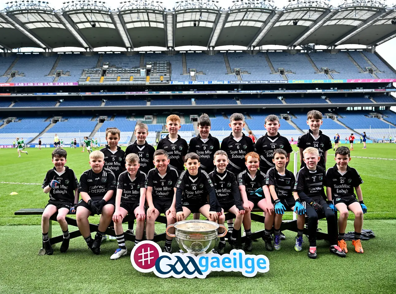 Óige na tíre ag cothú na Gaeilge tríd an bpeil i bPáirc an Chrócaigh