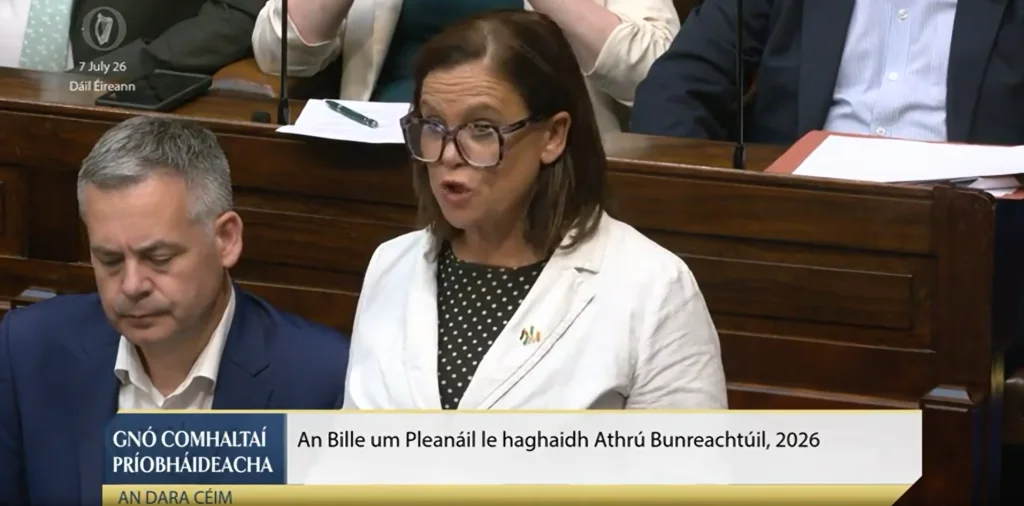 Rialtas chun bac a chur ar bhille Shinn Féin maidir le pleanáil d’Éirinn Aontaithe