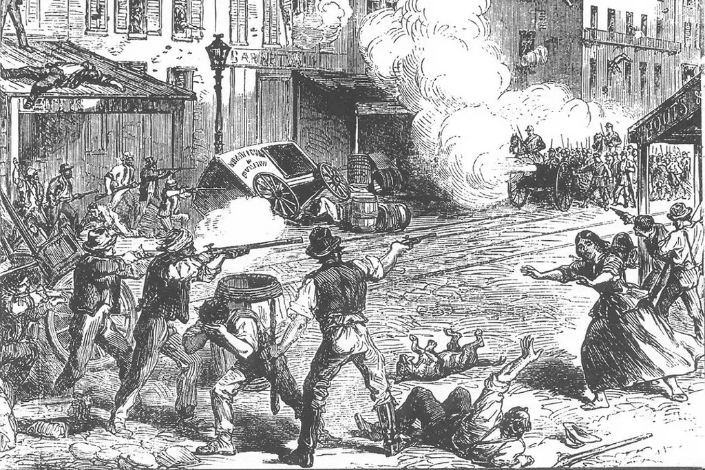 Na hÉireannaigh i Meiriceá agus Círéibeacha Coinscríofa Nua-Eabhrac, Mí Iúil 1863