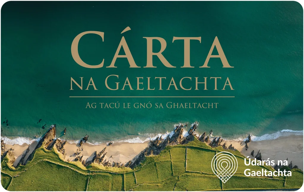Cárta bronntanais nua le caiteachas i ngnólachtaí Gaeltachta a spreagadh